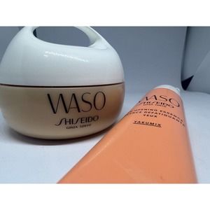 Shiseido Waso Eye Opening Essence&Giga-hydrating Rich Cream w/ Fermeted Soybean